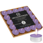 DECO EXPRESS Tealight Candles Multipack of 200, 100, 50, 25 or 24, Burning Time 4, 8 or 10 Hours - Tea Lights Candles - Get Trend