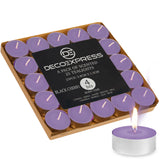 DECO EXPRESS Tealight Candles Multipack of 200, 100, 50, 25 or 24, Burning Time 4, 8 or 10 Hours - Tea Lights Candles - Get Trend