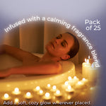 DECO EXPRESS Tealight Candles Multipack of 200, 100, 50, 25 or 24, Burning Time 4, 8 or 10 Hours - Tea Lights Candles - Get Trend