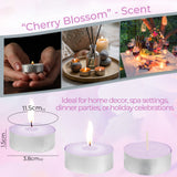 DECO EXPRESS Tealight Candles Multipack of 200, 100, 50, 25 or 24, Burning Time 4, 8 or 10 Hours - Tea Lights Candles - Get Trend