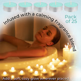 DECO EXPRESS Tealight Candles Multipack of 200, 100, 50, 25 or 24, Burning Time 4, 8 or 10 Hours - Tea Lights Candles - Get Trend