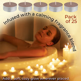 DECO EXPRESS Tealight Candles Multipack of 200, 100, 50, 25 or 24, Burning Time 4, 8 or 10 Hours - Tea Lights Candles - Get Trend