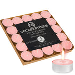 DECO EXPRESS Tealight Candles Multipack of 200, 100, 50, 25 or 24, Burning Time 4, 8 or 10 Hours - Tea Lights Candles - Get Trend