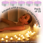 DECO EXPRESS Tealight Candles Multipack of 200, 100, 50, 25 or 24, Burning Time 4, 8 or 10 Hours - Tea Lights Candles - Get Trend