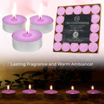 DECO EXPRESS Tealight Candles Multipack of 200, 100, 50, 25 or 24, Burning Time 4, 8 or 10 Hours - Tea Lights Candles - Get Trend