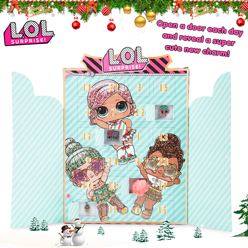 L.O.L. Surprise! Jewellery Advent Calendar with 24 Surprises to Discover - Get Trend