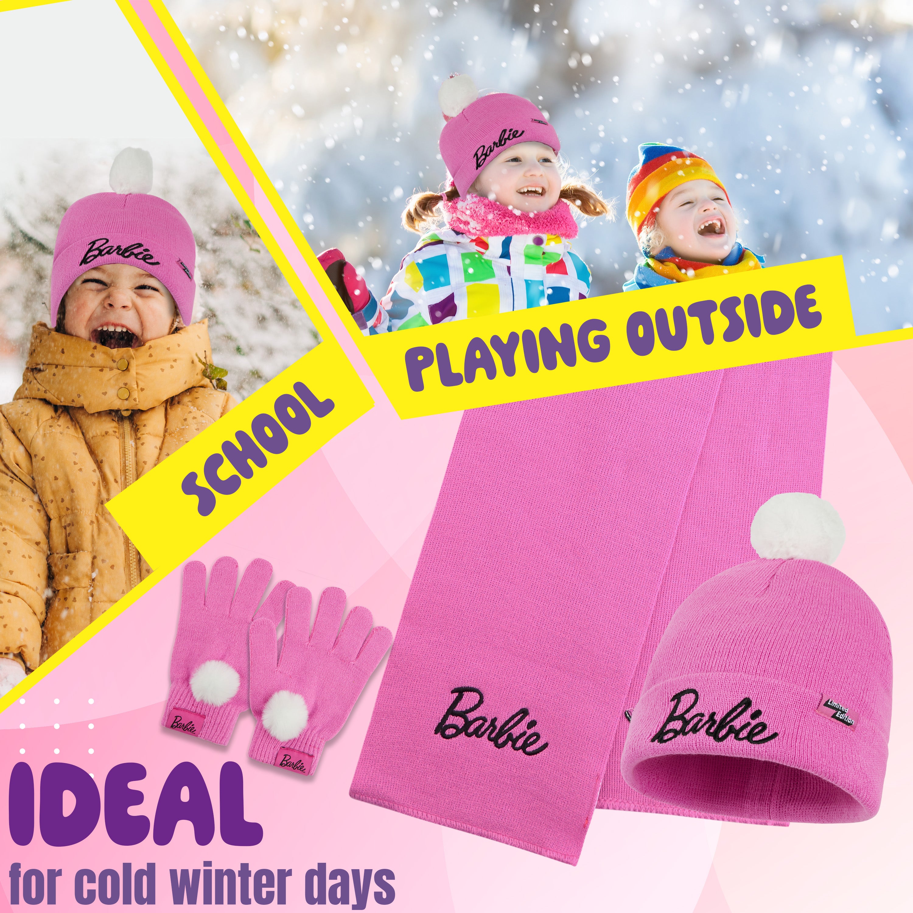 Barbie Winter Accessories Set - This 3-piece set - Get Trend