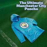 Manchester City FC Mens Hoodies - Fleece Oversized Hoodie Blanket for Men - Get Trend
