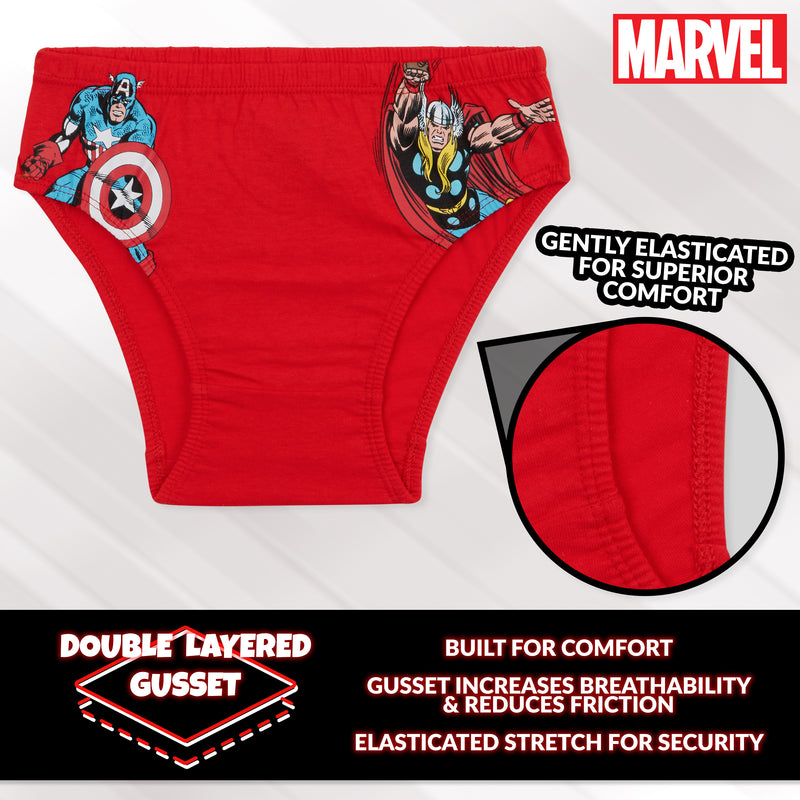 Marvel Boys Underwear 5 Pack - Marvel Superheroes Underwear for Boys - Get Trend