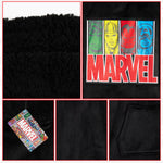 Marvel Hoodie Blanket for Kids - Avengers Gifts for Boys Black - Get Trend