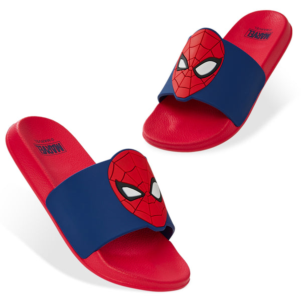 Marvel Boys Sliders Spiderman Kids Beach Shoes, Boys Sliders - Get Trend