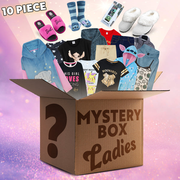 Mystery Clothing Box or Bag for Women - 10 ITEMS - Assorted Branded Items Worth £40+ - Get Trend