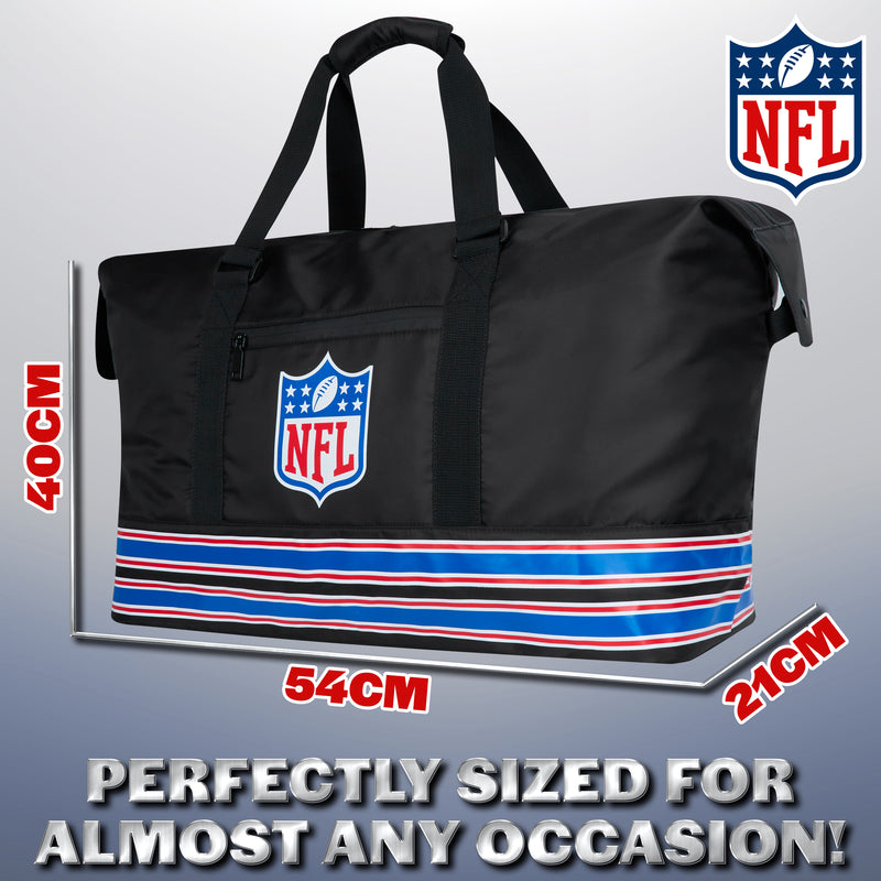 NFL Sports Duffels for Men and Teenagers - Zipped Duffel Bag - Get Trend