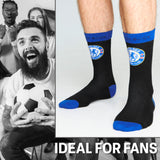 Chelsea F.C. Socks for Men, 4 Pack Breathable Socks Supporters' Gear - Gifts for Men - Get Trend
