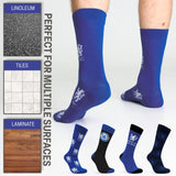 Chelsea F.C. Socks for Men, 4 Pack Breathable Socks Supporters' Gear - Gifts for Men - Get Trend
