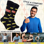 Only Fools and Horses Mens Calf Socks, Soft and Breathable Pack of 4 - Gifts for Him - Get Trend