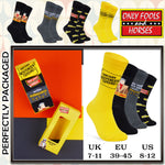 Only Fools and Horses Mens Calf Socks, Soft and Breathable Pack of 4 - Gifts for Him - Get Trend