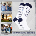 Tottenham Hotspur F.C. Boys Socks, 4 Pack Breathable Socks Supporters' Gear - Spurs Gifts for Boys - Get Trend