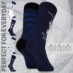 Tottenham Hotspur F.C. Boys Socks, 4 Pack Breathable Socks Supporters' Gear - Spurs Gifts for Boys - Get Trend