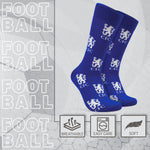 Chelsea F.C. Boys Socks, 4 Pack Breathable Socks Supporters' Gear - Gifts for Boys - Get Trend