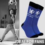 Chelsea F.C. Boys Socks, 4 Pack Breathable Socks Supporters' Gear - Gifts for Boys - Get Trend