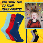 Pokemon Boys Calf Socks, Pikachu Soft Breathable Kids Socks Pack of 5 - Get Trend