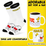 Peanuts Snoopy Mug and Socks Gift Set for Women Calf Socks and Mug Womens Gifts - Get Trend