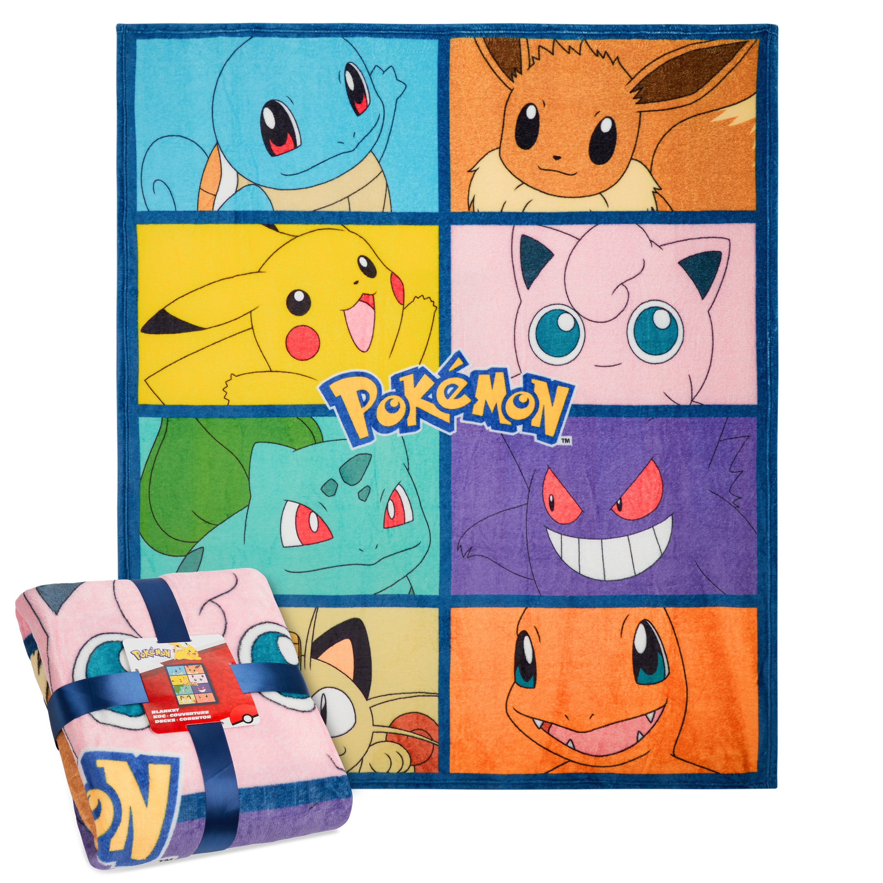 Pokemon Soft Fleece Bed Blanket, Warm Bed Throw 150 x 130cm for Sofa C Get Trend Pokemon Soft Fleece Bed Blanket, Warm Bed Throw 150 x 130cm for Sofa C Get Trend
