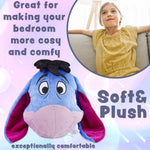 Disney Stitch 3D Plush Pillow Cushion for Sofa or Bed, Cute Kids Cuddle Cushion Soft Plushie Bedroom Accessories, Stitch Gifts for Kids (Blue Eeyore, L39 x W30) - Get Trend