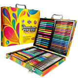 KreativeKraft Colouring Pens Set 70 Pcs, Felt Tip Pens Glitter Gel Pens Glitter Markers in Art Case - Get Trend