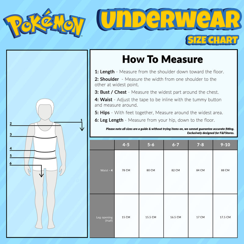 Pokemon Underwear for Boys - 5 Pack Pokemon Underwear - Get Trend