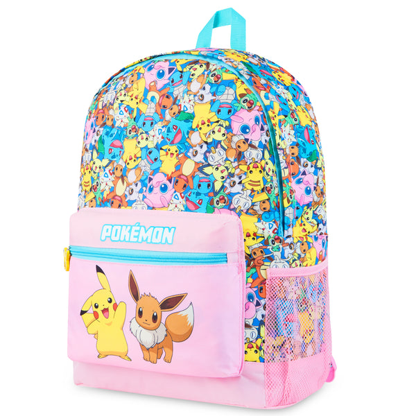 Pokemon Backpacks for Girls and Boys - Eevee and Pikachu Backpack - Get Trend