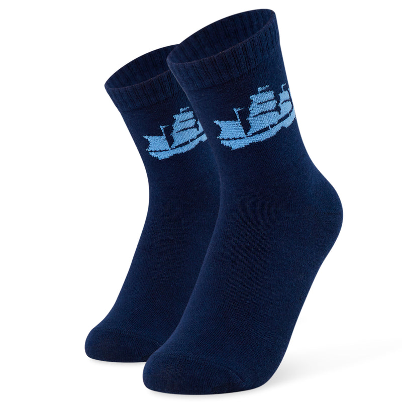 Manchester City FC Boys Socks - Pack of 5 Crew Socks for Boys - Get Trend