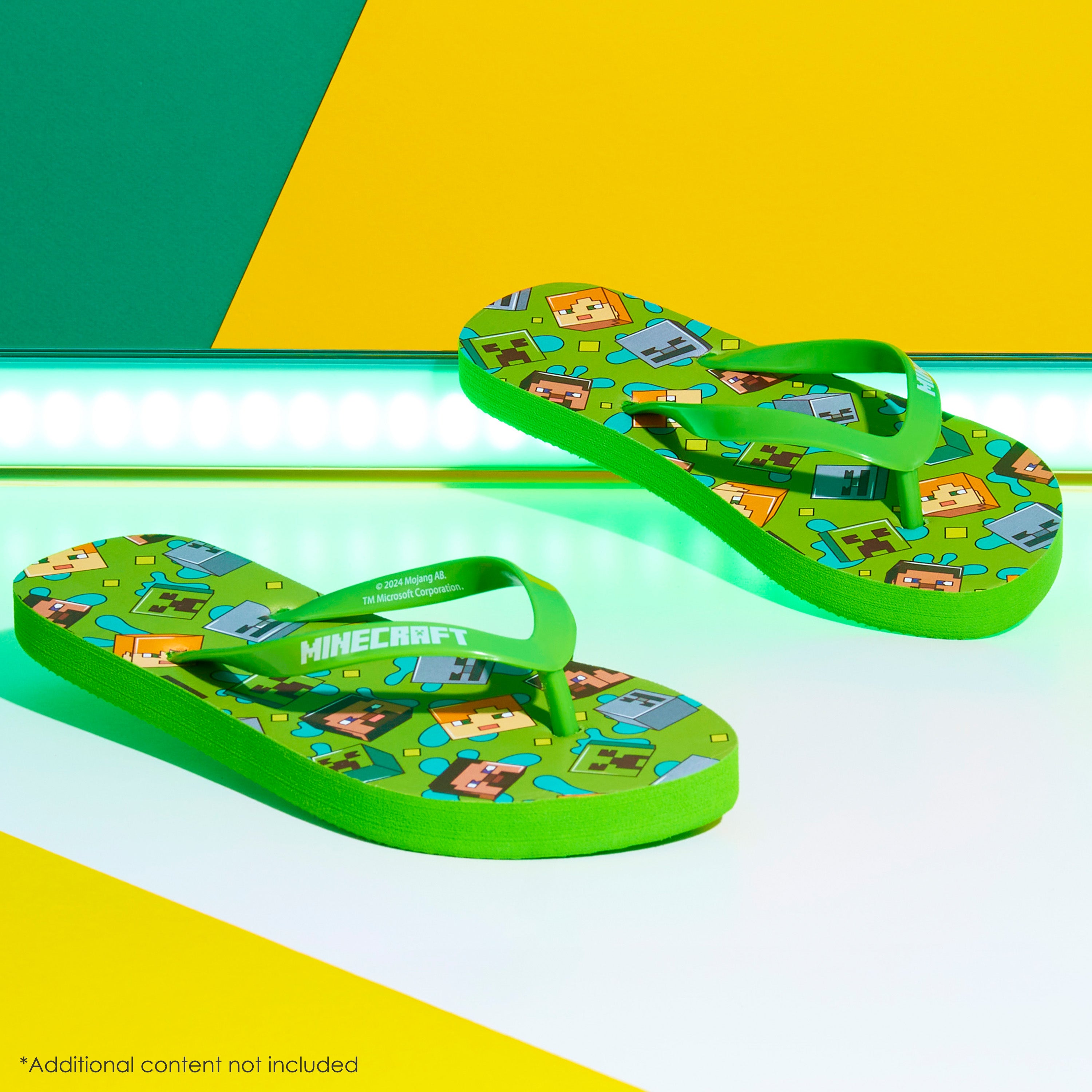 Minecraft Boys Sliders or Flip Flops for Beach and Pool - Boys Gifts - Get Trend