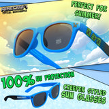 Minecraft Baseball Cap and;Sunglasses Set, Adjustable Hat 100% UV Protection Kids Boys - Get Trend