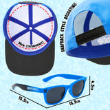 Minecraft Baseball Cap and;Sunglasses Set, Adjustable Hat 100% UV Protection Kids Boys - Get Trend