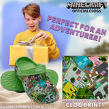Minecraft Boys Clogs, Kids Summer Shoes for Garden, Beach, Pool Holiday Essentials - Get Trend