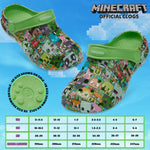 Minecraft Boys Clogs, Kids Summer Shoes for Garden, Beach, Pool Holiday Essentials - Get Trend