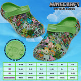 Minecraft Boys Clogs, Kids Summer Shoes for Garden, Beach, Pool Holiday Essentials - Get Trend
