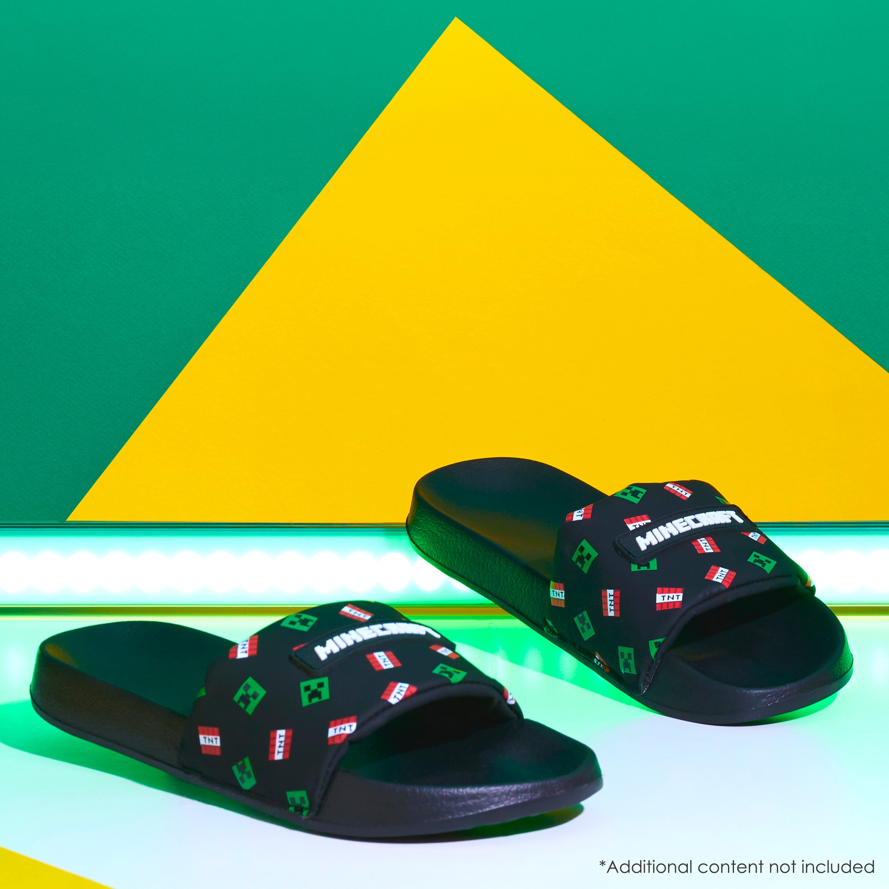 Minecraft Boys Sliders or Flip Flops for Beach and Pool - Boys Gifts - Get Trend