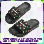 Minecraft Boys Sliders or Flip Flops for Beach and Pool - Boys Gifts - Get Trend