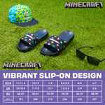 Minecraft Boys Sliders or Flip Flops for Beach and Pool - Boys Gifts - Get Trend