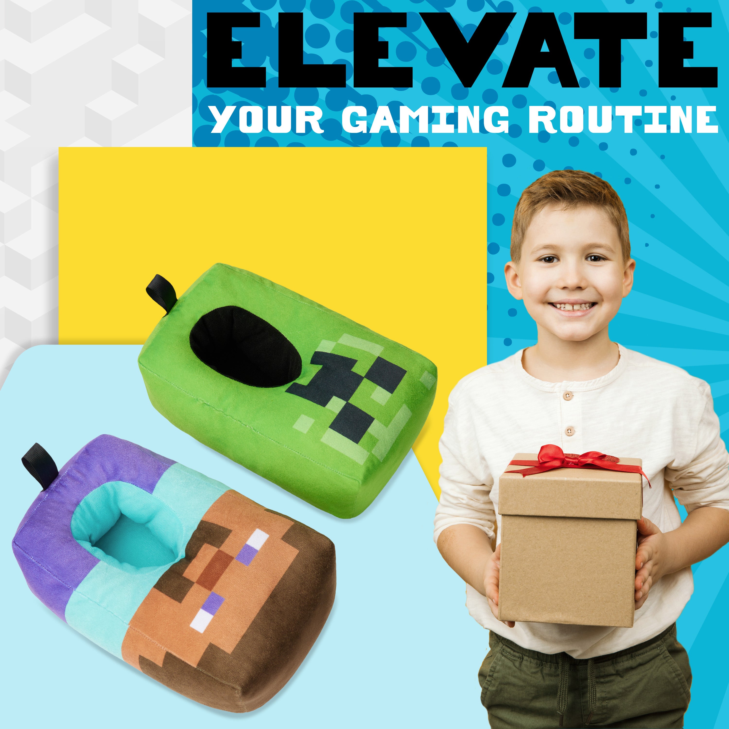 Minecraft Boys Slippers, Cosy Creeper Indoor House Shoes - Gamer Gifts for Boys - Get Trend