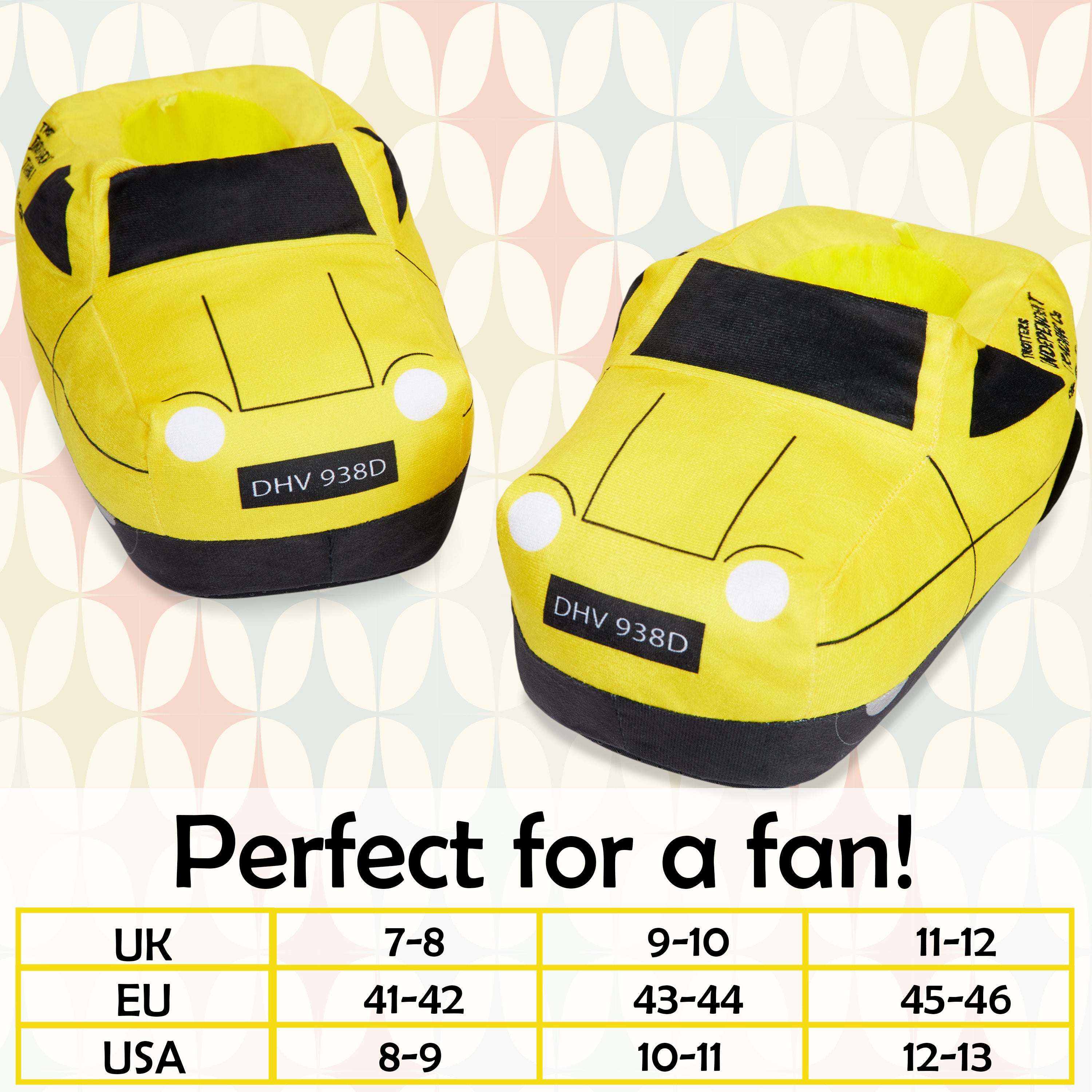 Only Fools and Horses 3D Mens Slippers, Cosy Indoor House Shoes - Funny Gifts for Men - Get Trend
