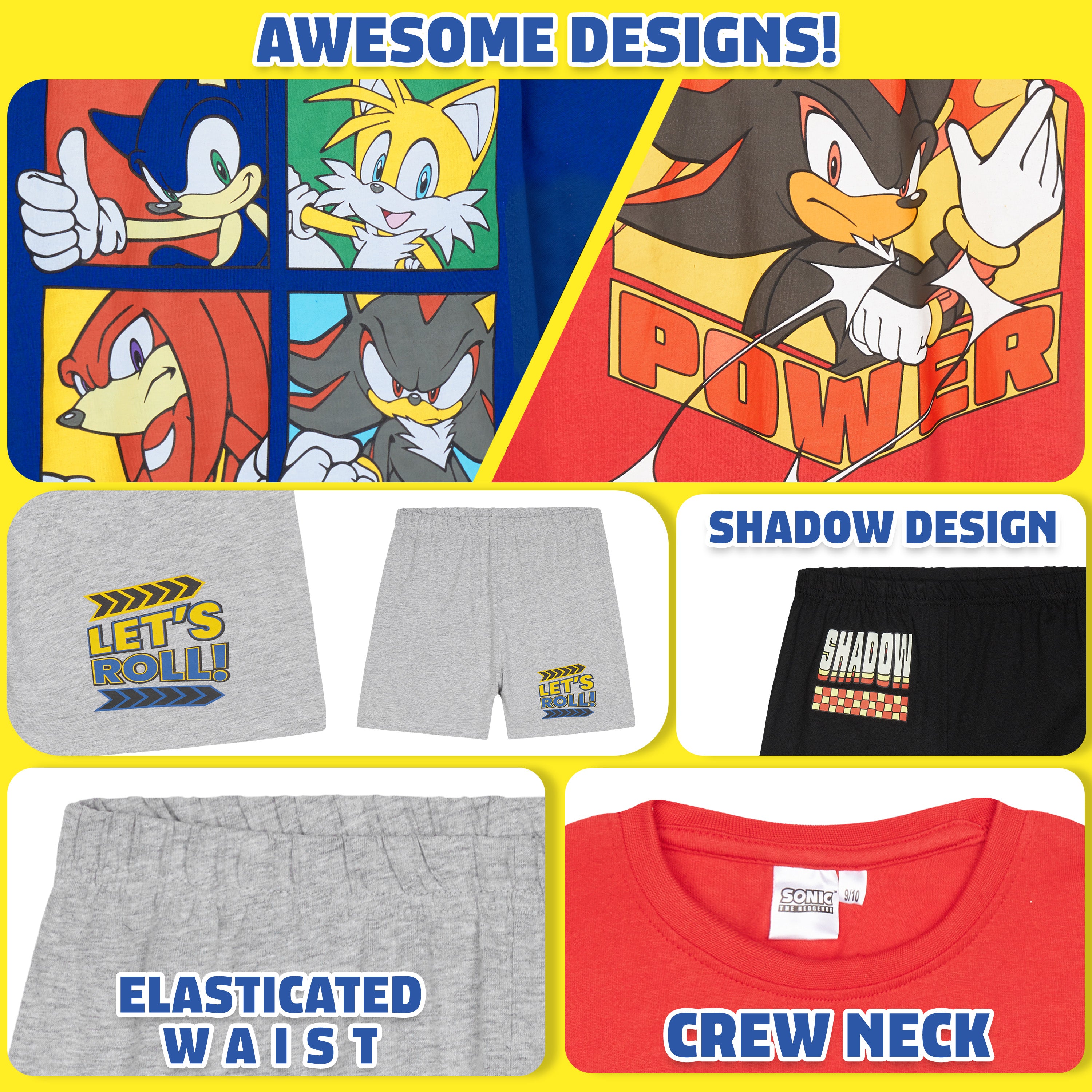 Get Trend Boys Pyjamas Set Short PJs Kids Lounge Set Nightwear Soft Summer Sleepwear Multipacks Available Gifts for Boys - Get Trend