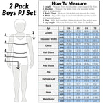 Get Trend Boys Pyjamas Set Short PJs Kids Lounge Set Nightwear Soft Summer Sleepwear Multipacks Available Gifts for Boys - Get Trend