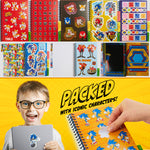 SONIC THE HEDGEHOG Sticker Book for Kids Teens Activity Book 28 Sticker Sheets Shadow Knuckles 400+ Collector Stickers for Scrapbooking Art Activity Set - Get Trend