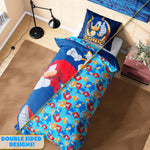 SONIC THE HEDGEHOG Duvet Cover and Pillowcase Set - Single Size - Get Trend
