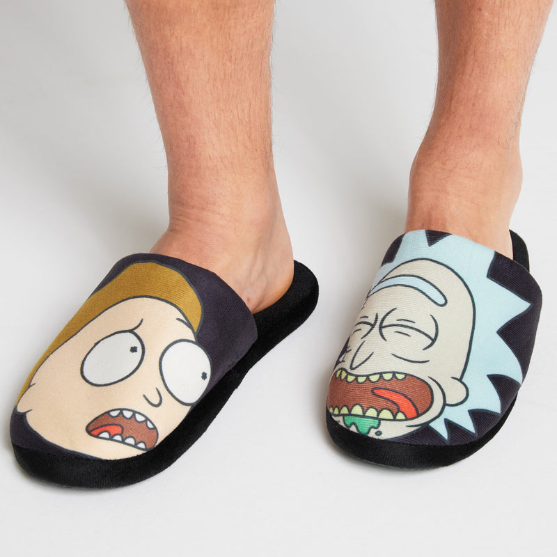 RICK AND MORTY Men's Slippers - Indoor House Shoes - Get Trend