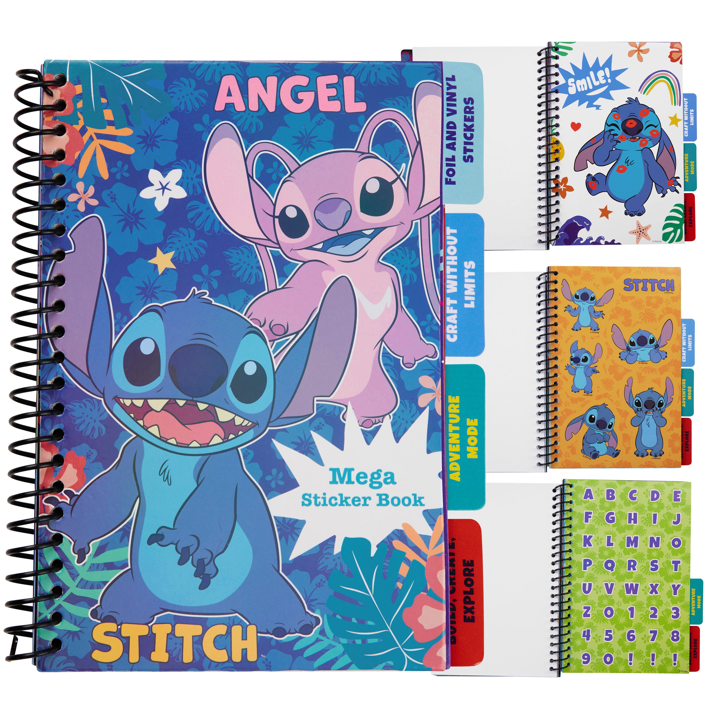 Disney Stitch Sticker Book for Kids with 28 Sticker Sheets Stickers for Scrapbooking - Get Trend